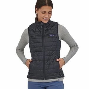 Patagonia Women's Black Nano Puff Vest Size Small